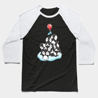 Penguin Mountain Baseball T-Shirt